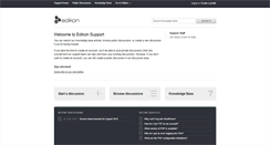 Desktop Screenshot of help.edikon.com